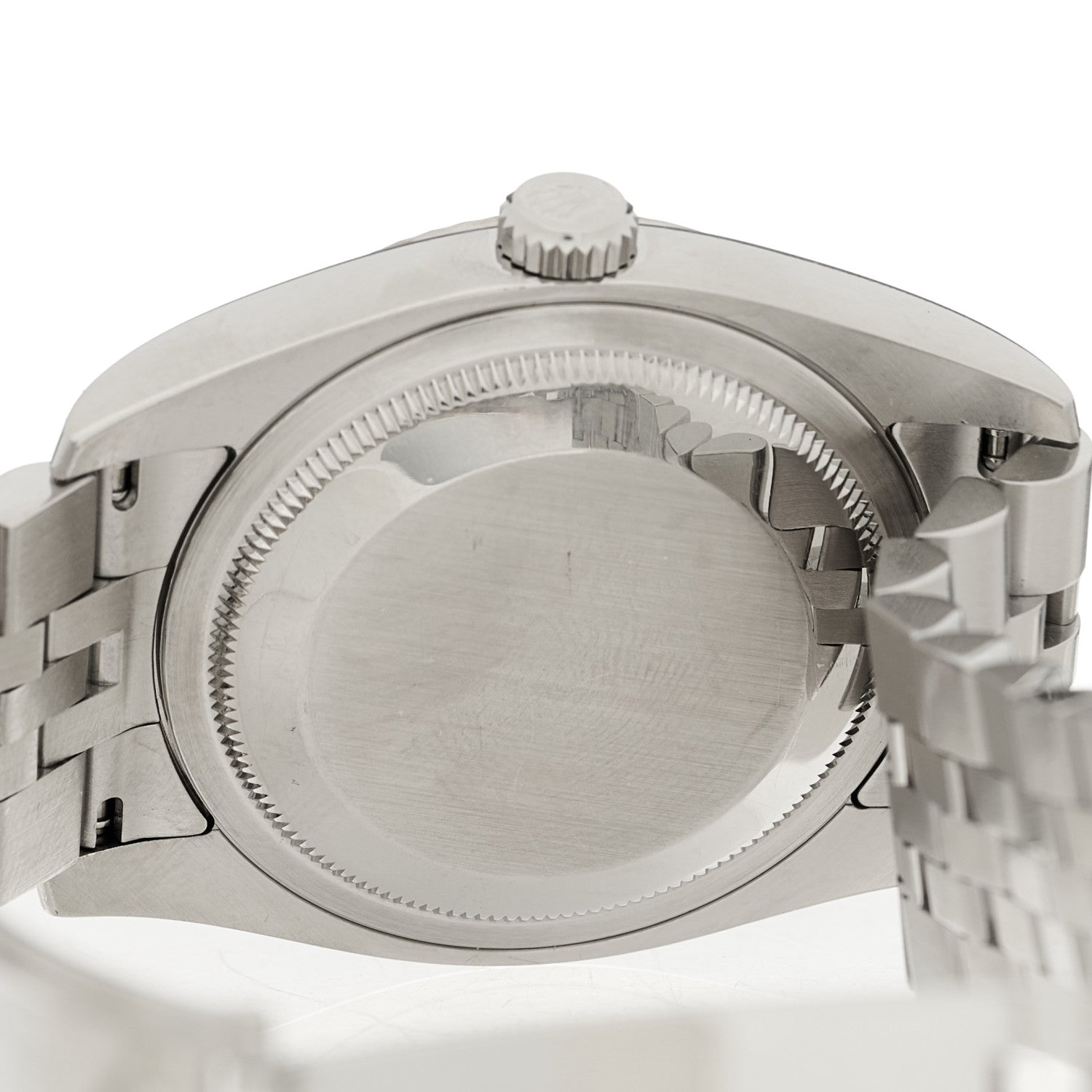 Rolex Stainless Steel 18K White Gold Diamond 36mm Oyster Perpetual Datejust Watch Silver Jubilee 116234 4 of 4