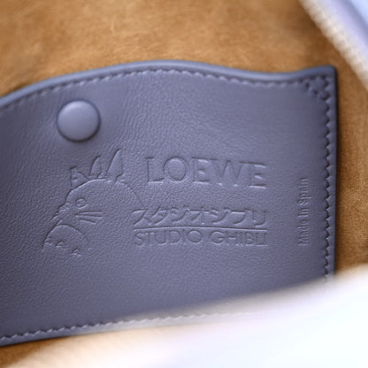 Loewe X HOWLS MOVING CASTLE Satin Calfskin Calcifer Amazona 16 Blueberry 6 of 10
