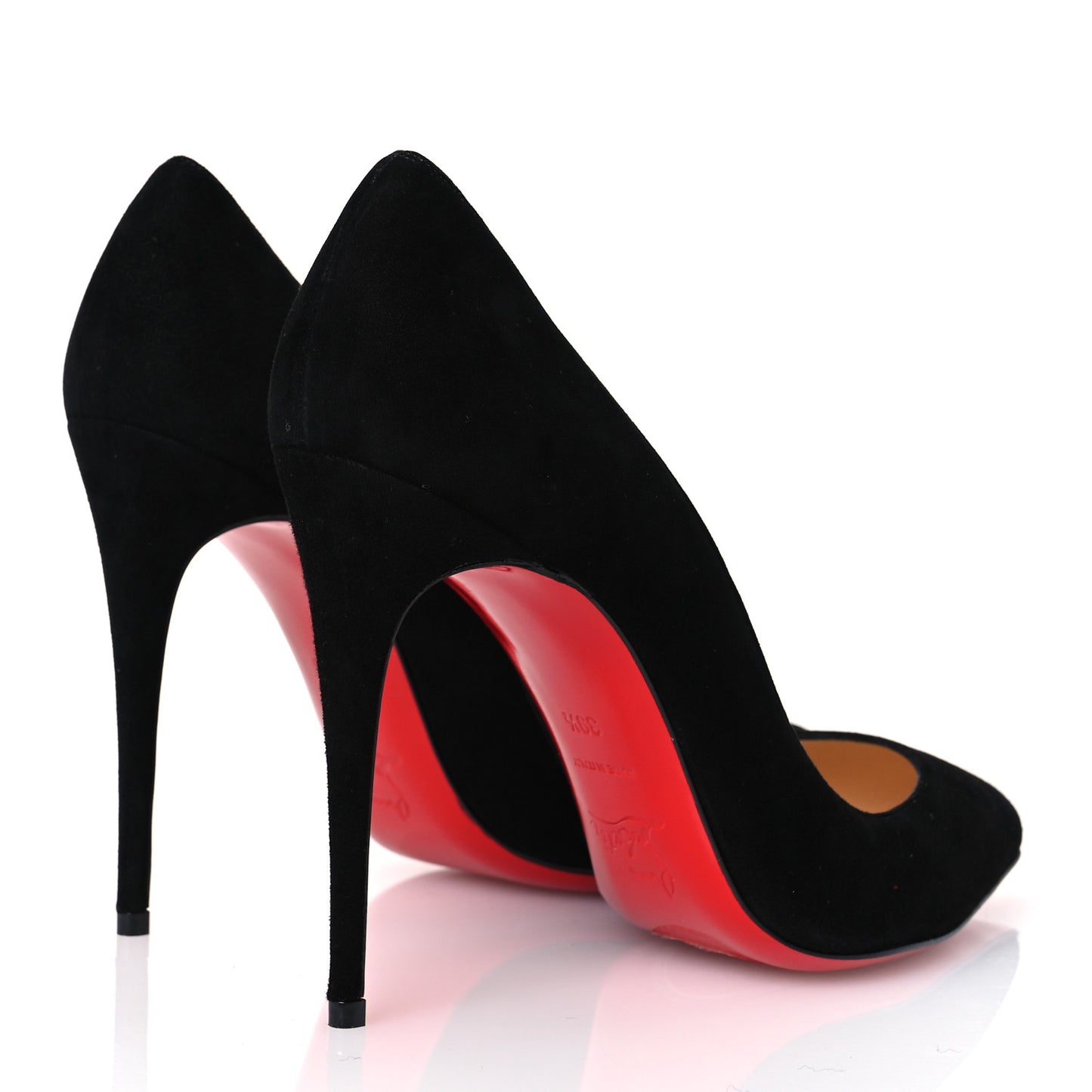 Suede Pigalle Follies 100 Pumps 39.5 Black