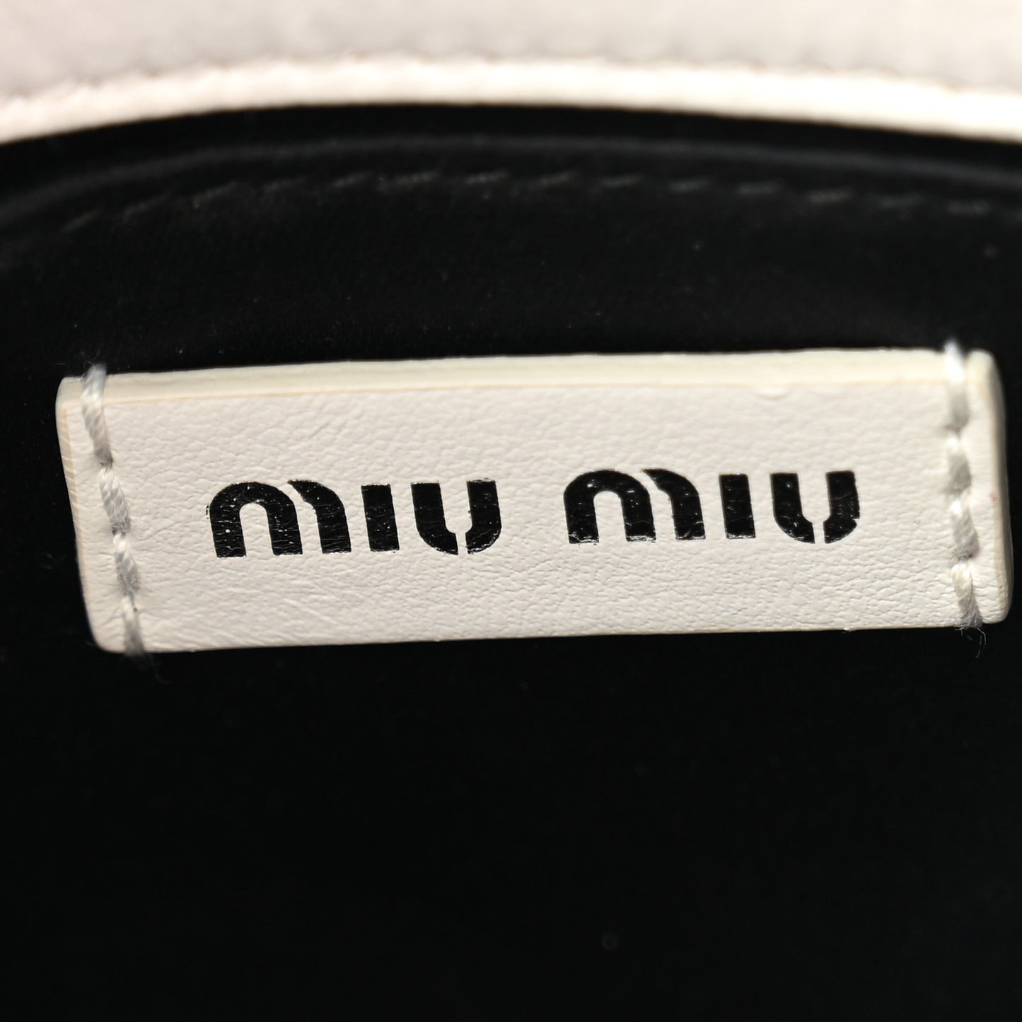 Patent Matelasse Crossbody Bag White Black