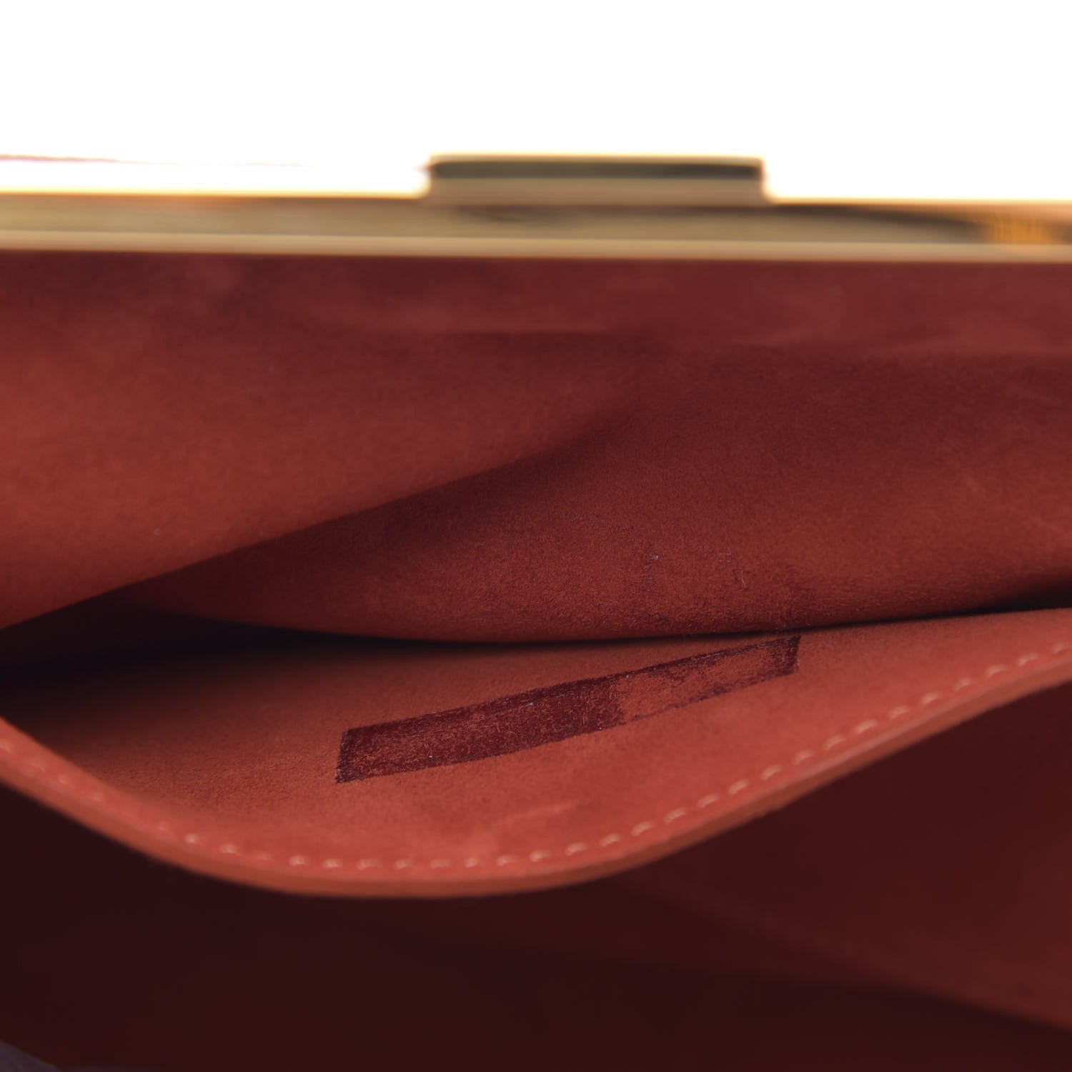Mansur Gavriel Suede Volume Clutch Brick 11 of 11