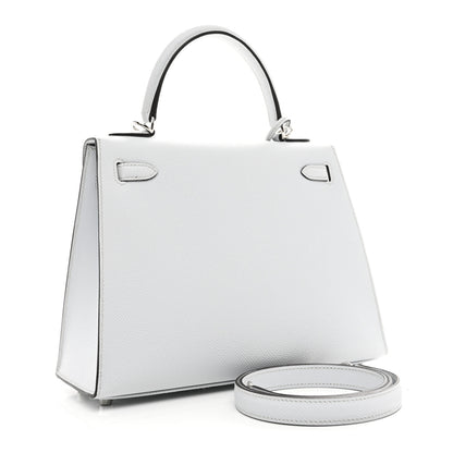 Hermes Epsom Kelly Sellier 25 Gris Platine 3 of 11