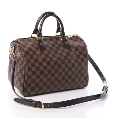 Louis Vuitton Damier Ebene Speedy Bandouliere 30 3 of 10