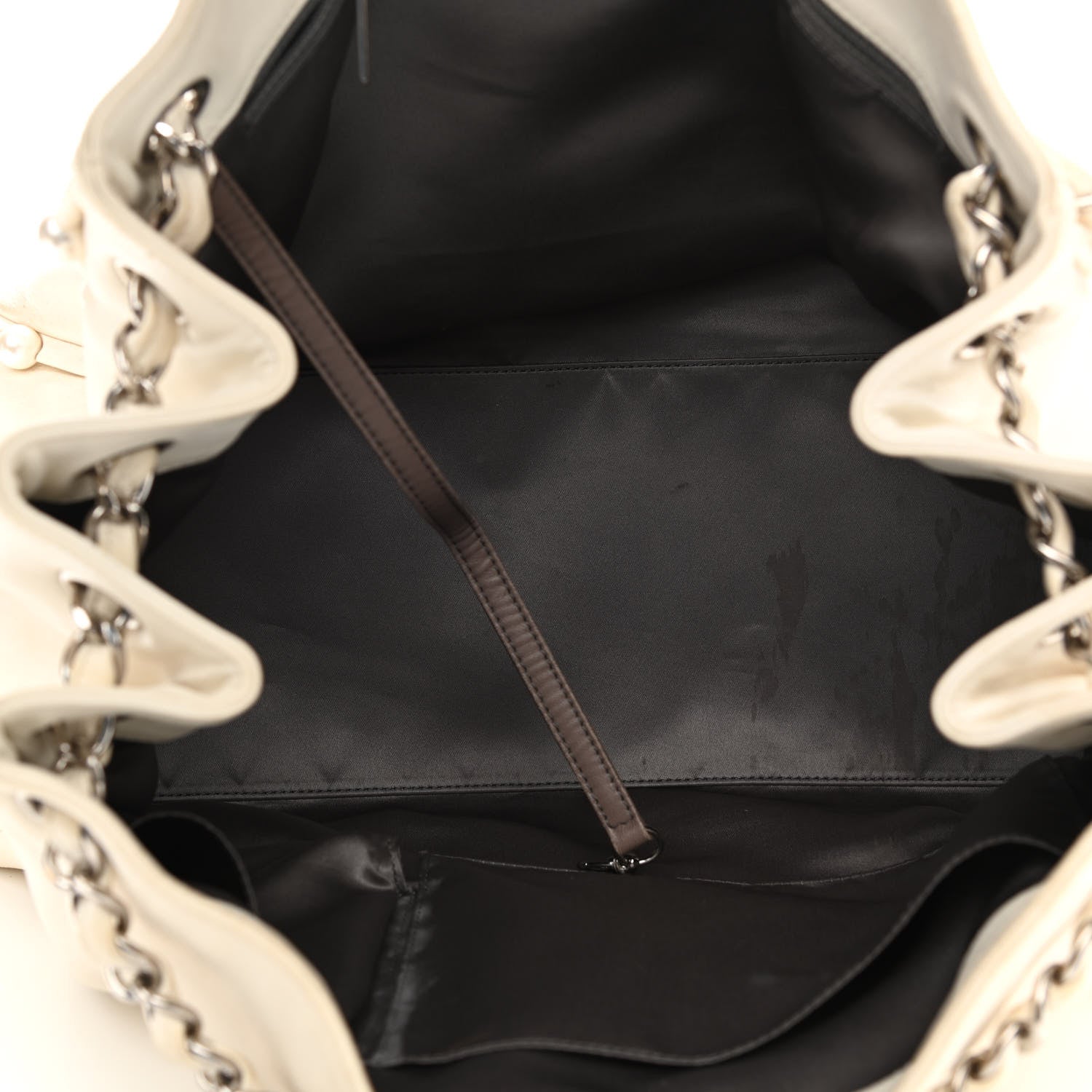 Chanel Lambskin Pearl Obsession Tote White 4 of 16