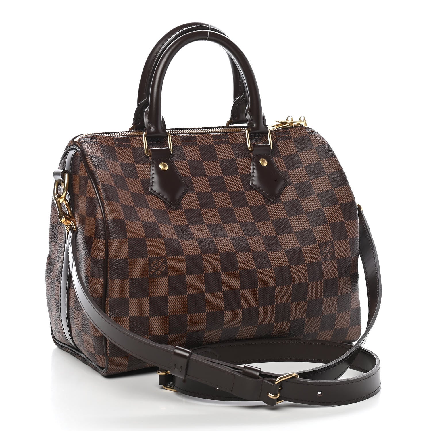 Louis Vuitton Damier Ebene Speedy Bandouliere 25 3 of 9