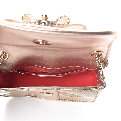 Christian Louboutin Mini Glitter PVC Specchio Sweety Charity Crossbody Bag Nude 5 of 8
