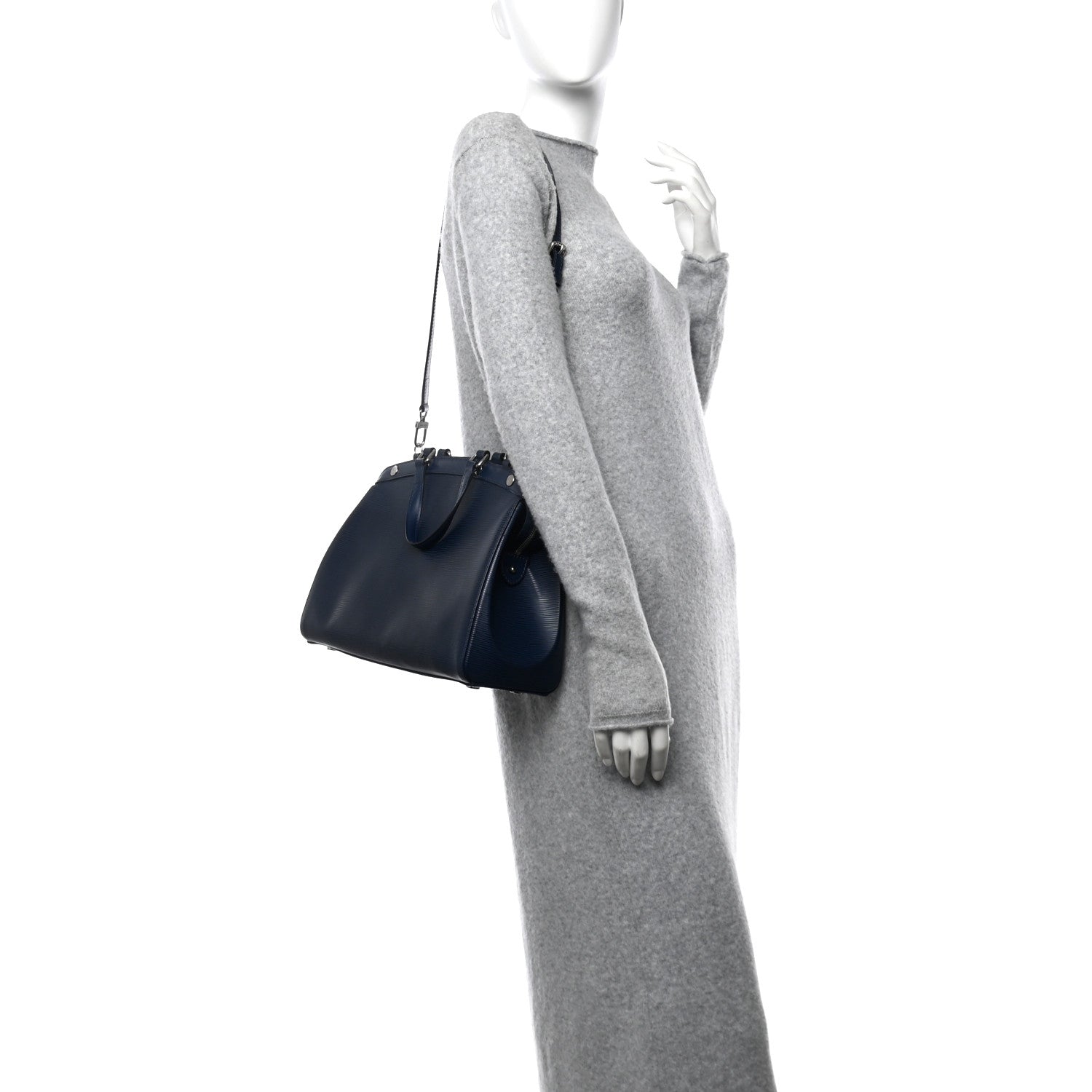 Louis Vuitton Epi Brea MM Indigo 2 of 10