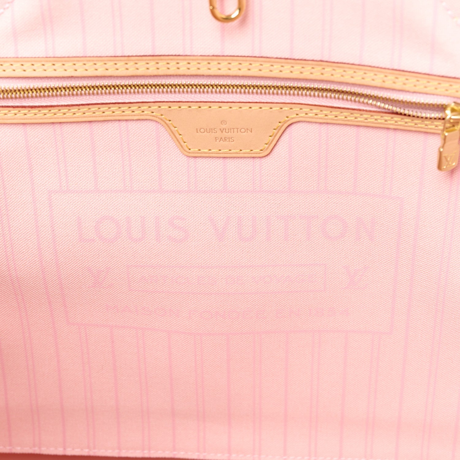 Louis Vuitton Damier Azur Neo Neverfull MM Rose Ballerine 8 of 14
