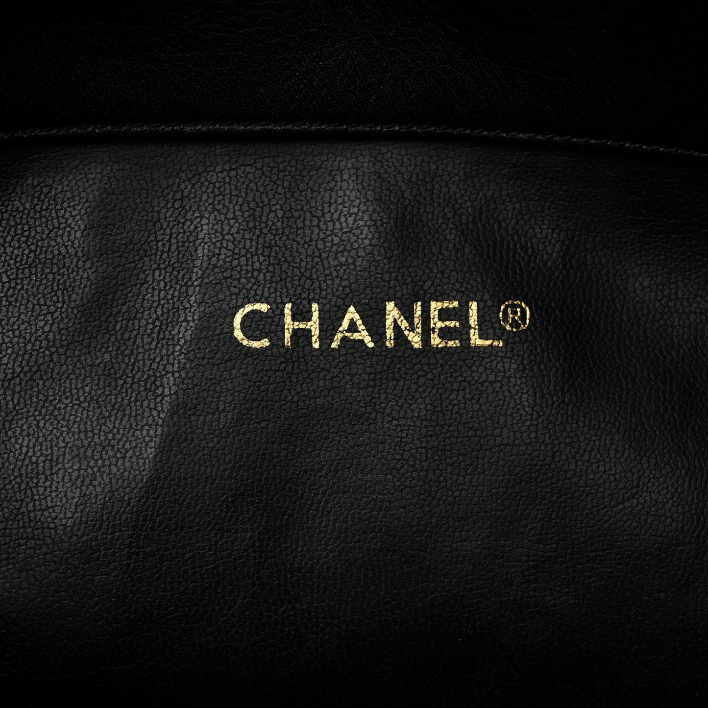 Lambskin Quilted Shopping Tote Black