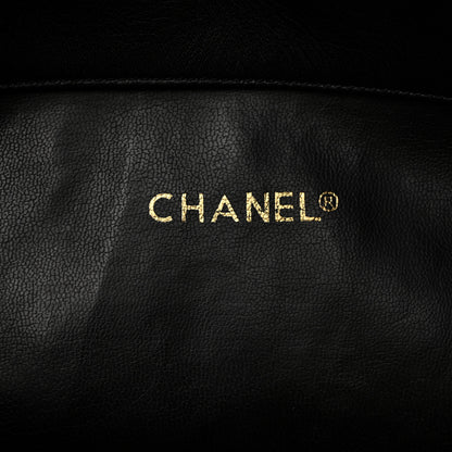 Chanel Lambskin Quilted Shopping Tote Black 8 of 13