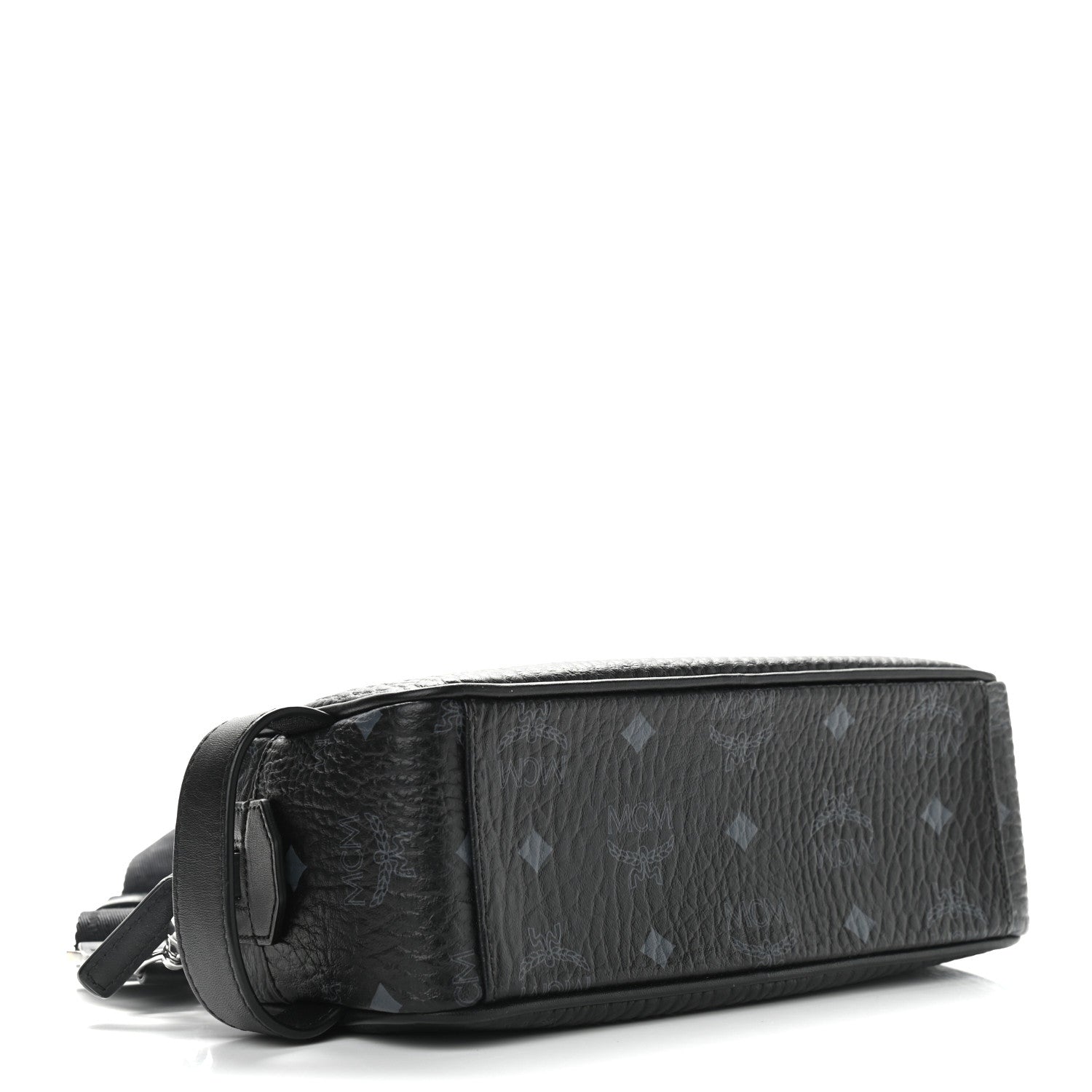 MCM Visetos Camera Crossbody Bag Black 3 of 9