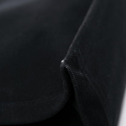 Saint Laurent Linen Calfskin Rive Gauche Tote Black 9 of 19