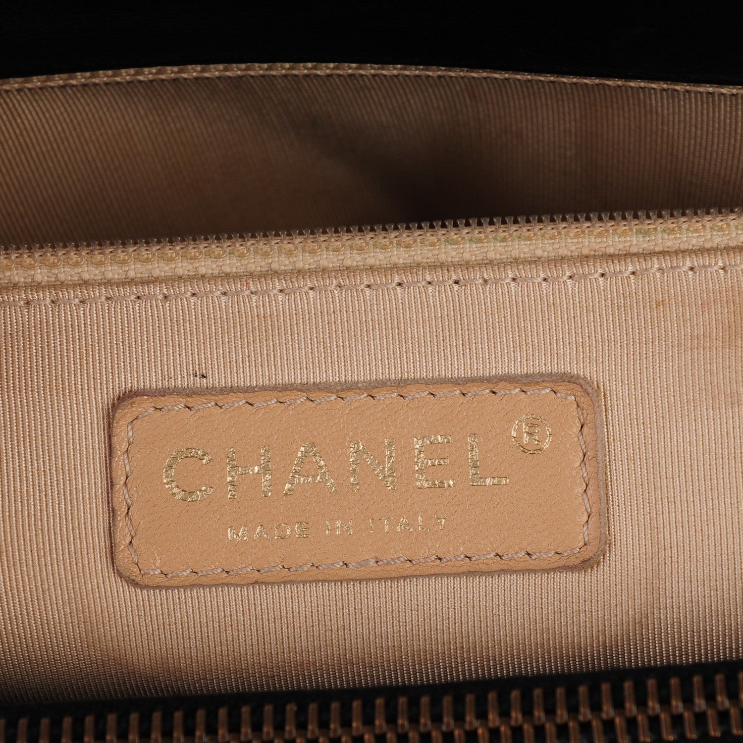 Chanel Calfskin Quilted Small CC Crown Tote Black 6 of 7