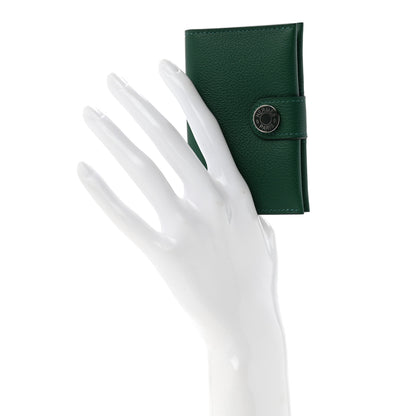 Hermes Evercolor Verso R.M.S Card Holder Vert Moyen Vert Fonce 2 of 8