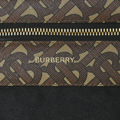 Burberry E-Canvas Monogram Stripe Backpack Bridle Brown 6 of 9