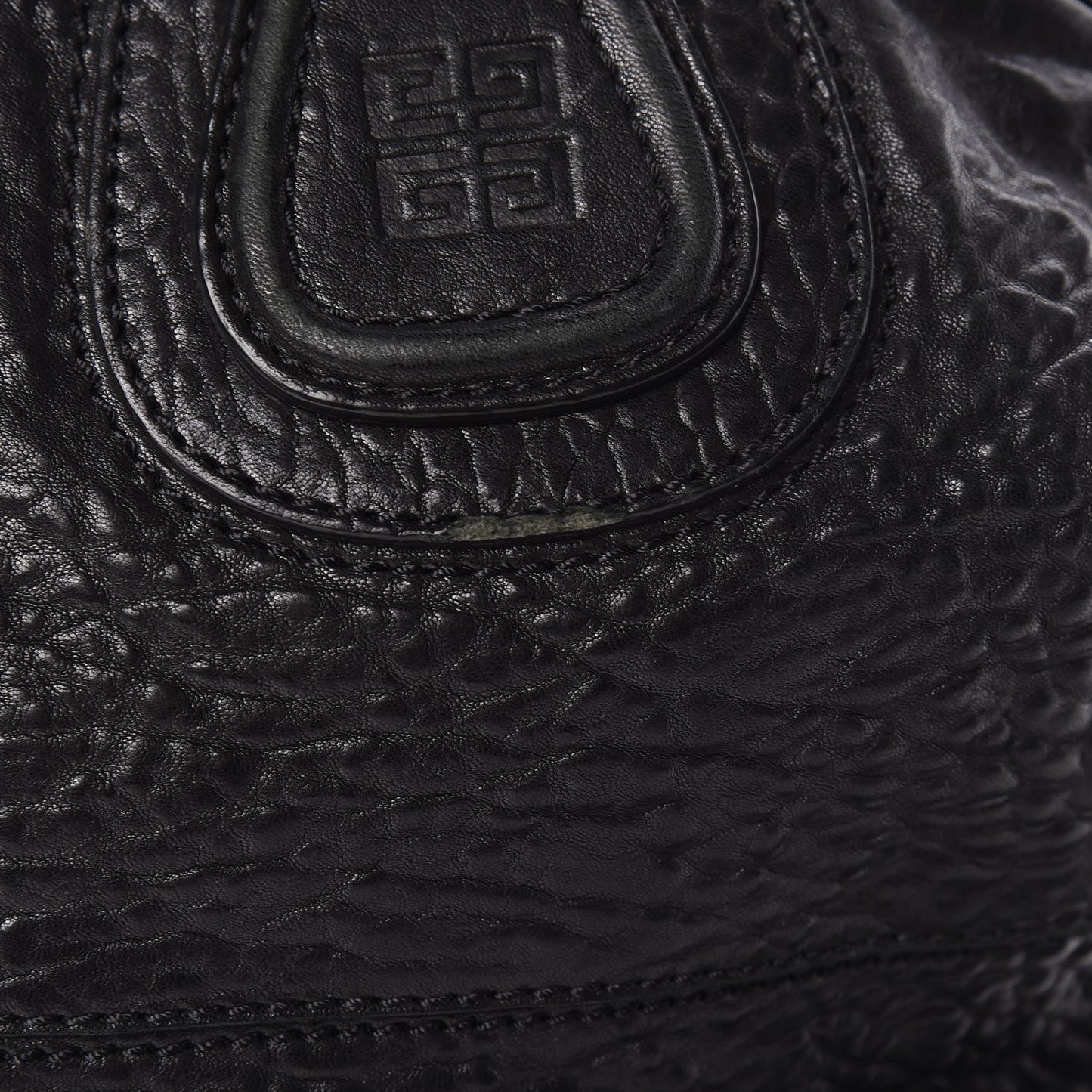 Pebbled Sheepskin Medium Nightingale Black