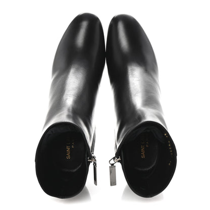 Saint Laurent Nappa Vendome Loulou Ankle Zip Boot 40 Black 2 of 9