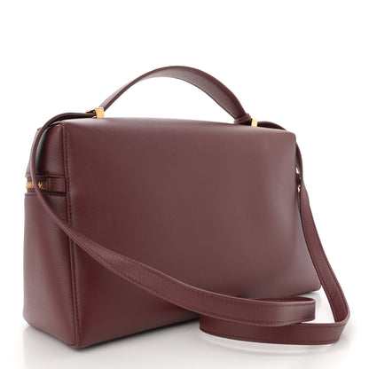 Loro Piana Saddle Calfskin Extra Bag L27 Azuki Beans 3 of 10