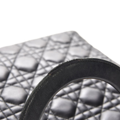 Christian Dior Lambskin Cannage Large Lady Dior Black 6 of 10
