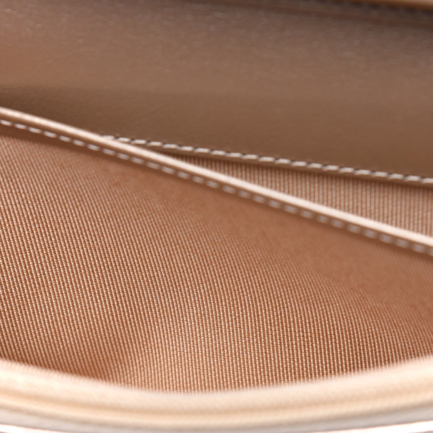 Chanel Metallic Lambskin Quilted Wallet On Chain WOC Gold Black 9 of 14