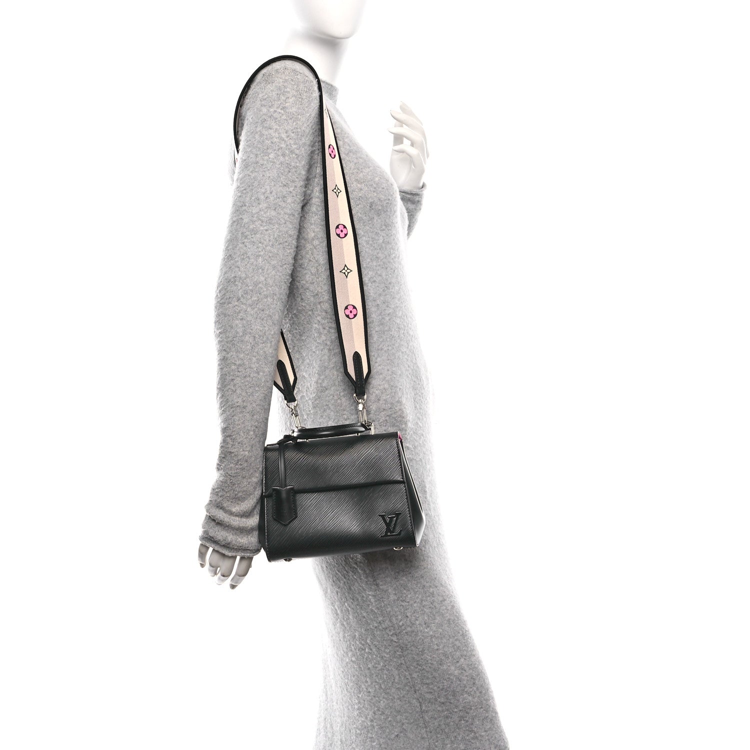 Louis Vuitton Epi Cluny Mini Black 2 of 12