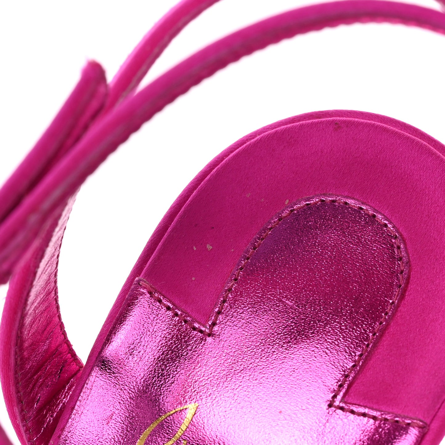 Satin Loubigirl 100 Sandals 38 Pink