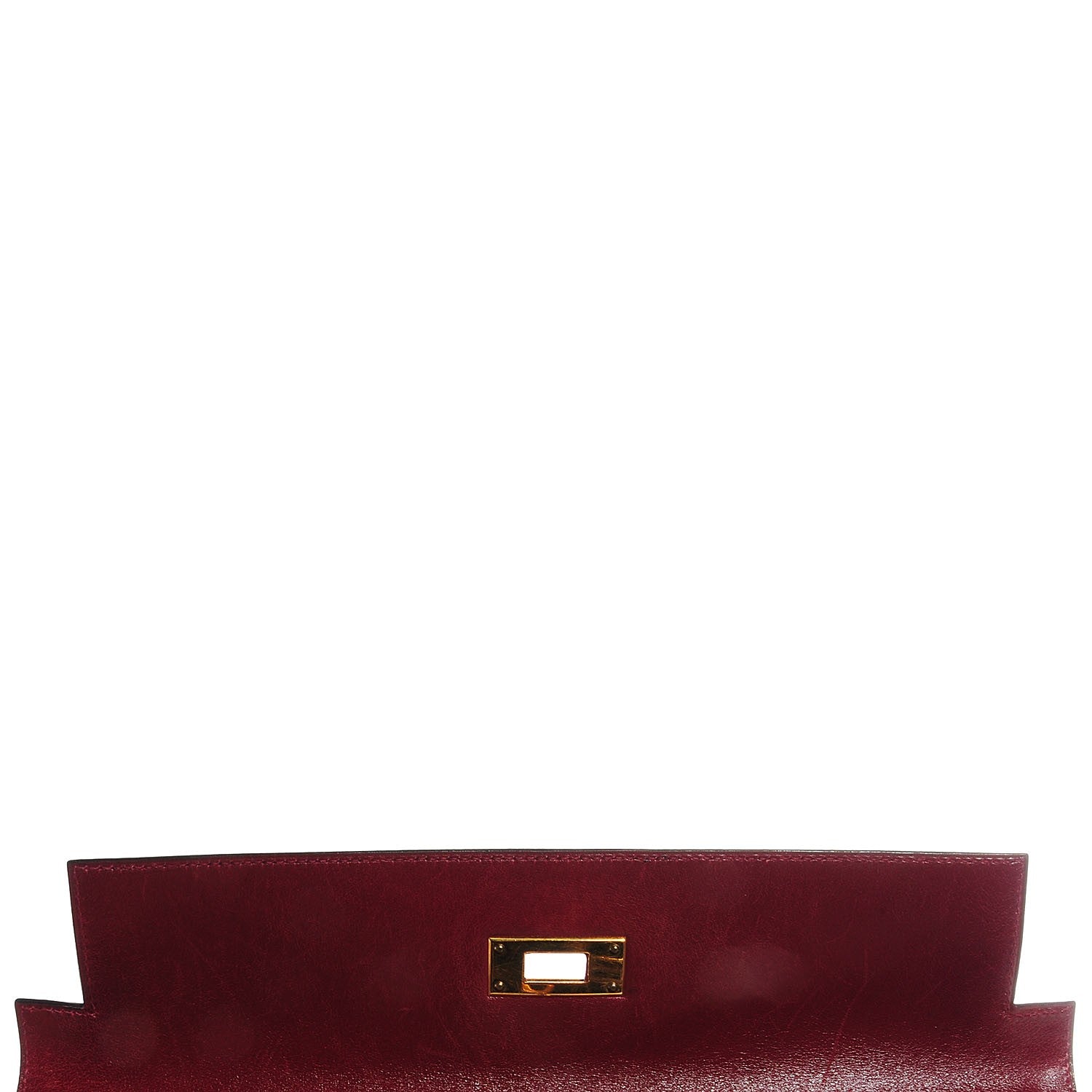 Hermes Box Kelly Retourne 32 Rouge H 12 of 28