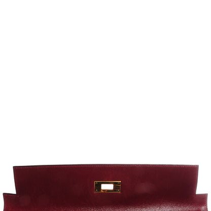 Hermes Box Kelly Retourne 32 Rouge H 12 of 28