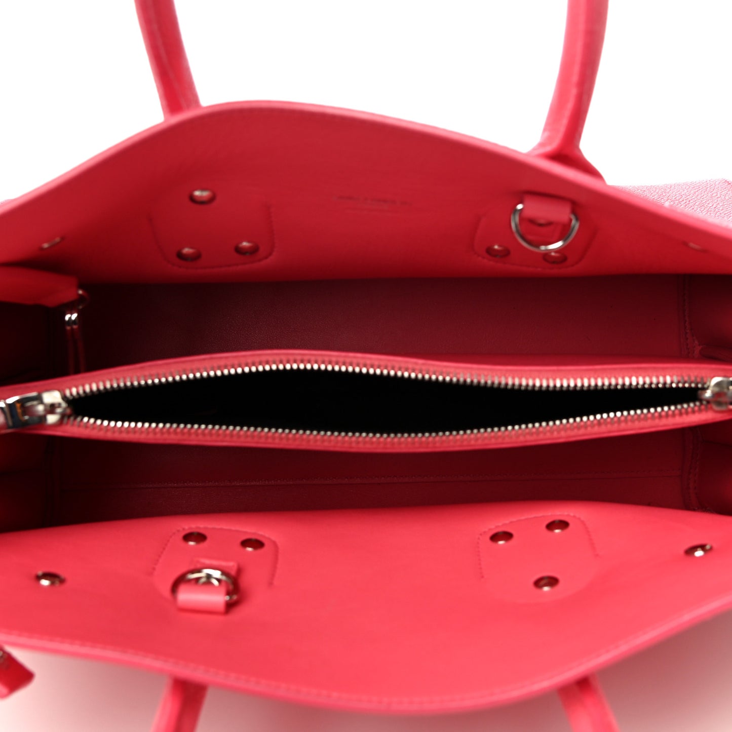 Grained Calfskin Small Sac De Jour Rose Clair