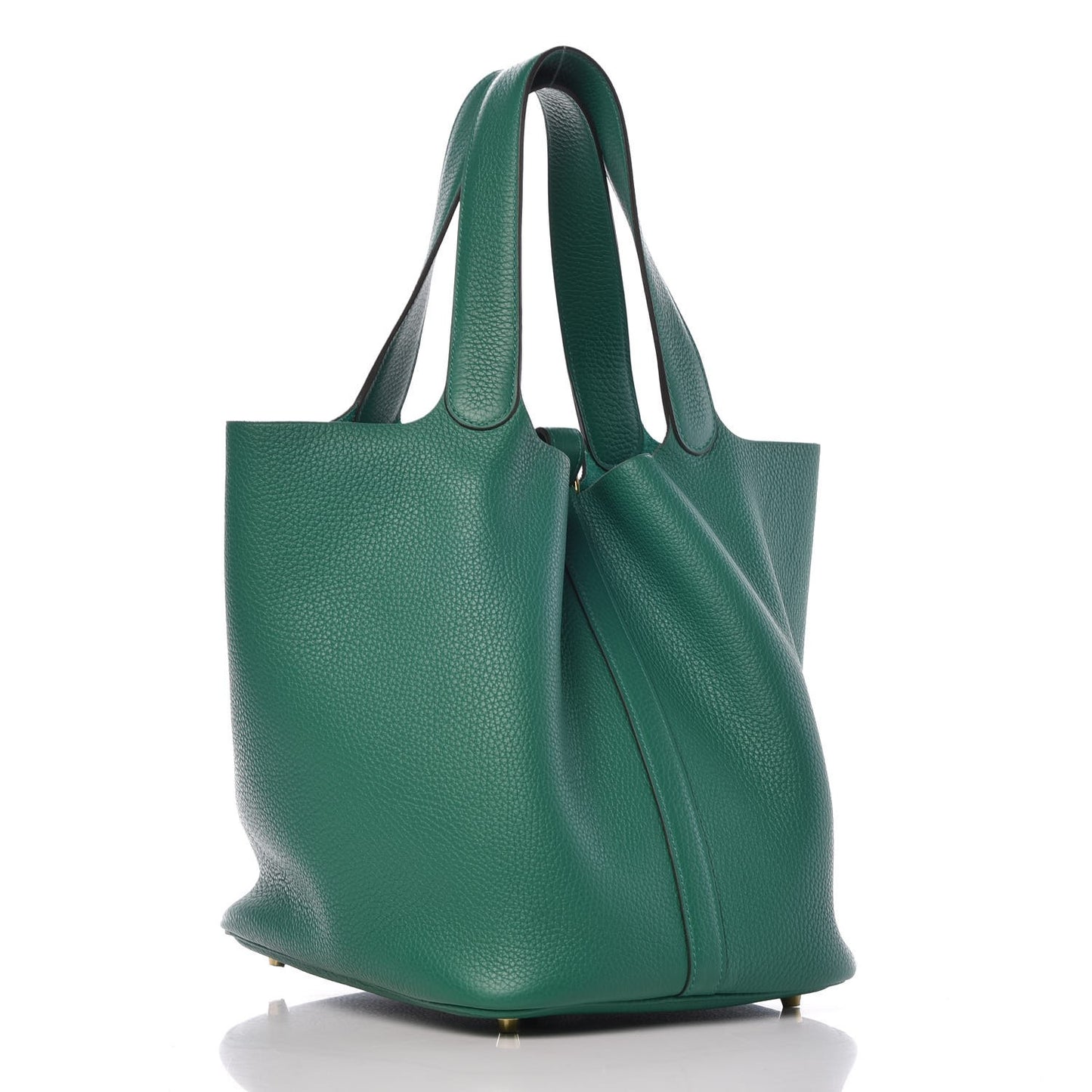 Taurillon Clemence Picotin Lock 26 GM Vert Vertigo