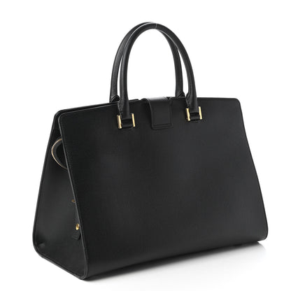 Saint Laurent Textured Calfskin Medium Classic Y Cabas Black 3 of 10