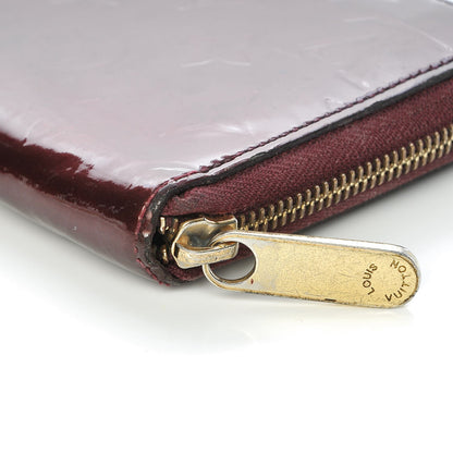 Louis Vuitton Vernis Zippy Wallet Rouge Fauviste 8 of 9