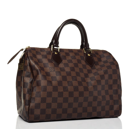 Louis Vuitton Damier Ebene Speedy 30 3 of 17