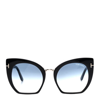 Tom Ford Samantha Cat Eye Sunglasses TF553 Black 2 of 8