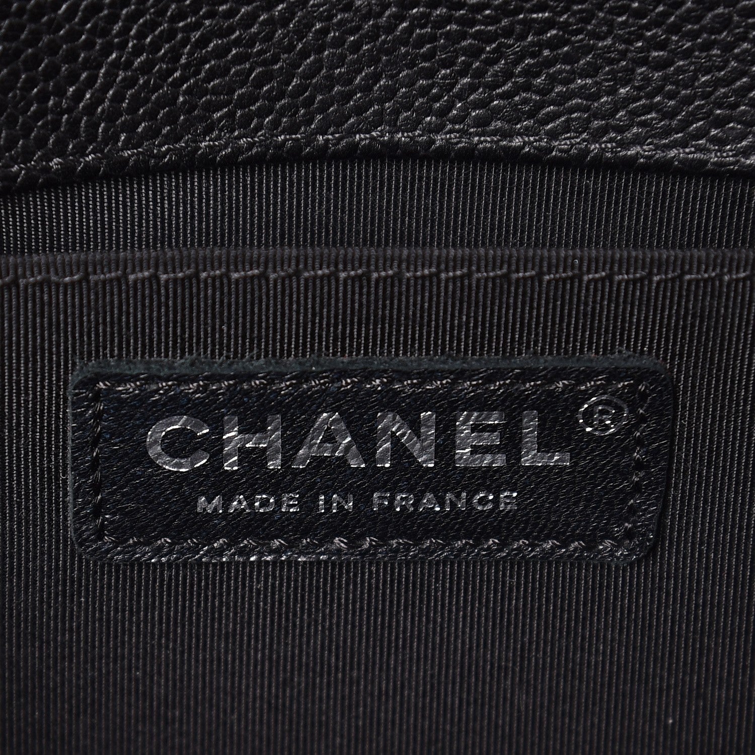 Chanel Caviar Quilted Medium Boy Flap Black 7 of 8
