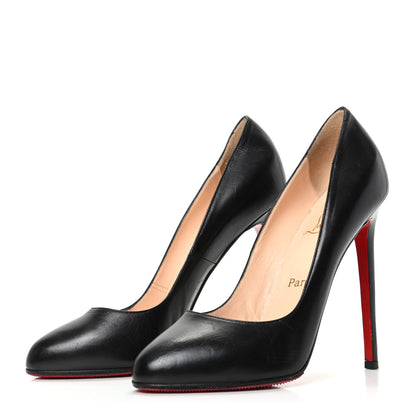 Christian Louboutin Shiny Nappa New Declic 120 Pumps 40 Black 3 of 9