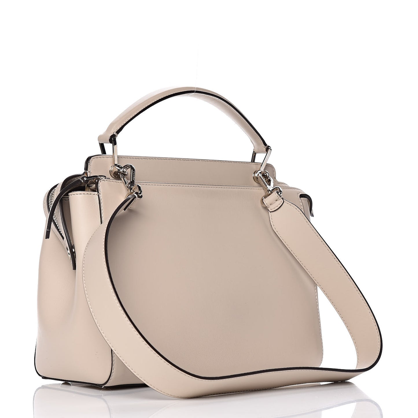Vitello Baltico Dolce DotCom Satchel Latte Black