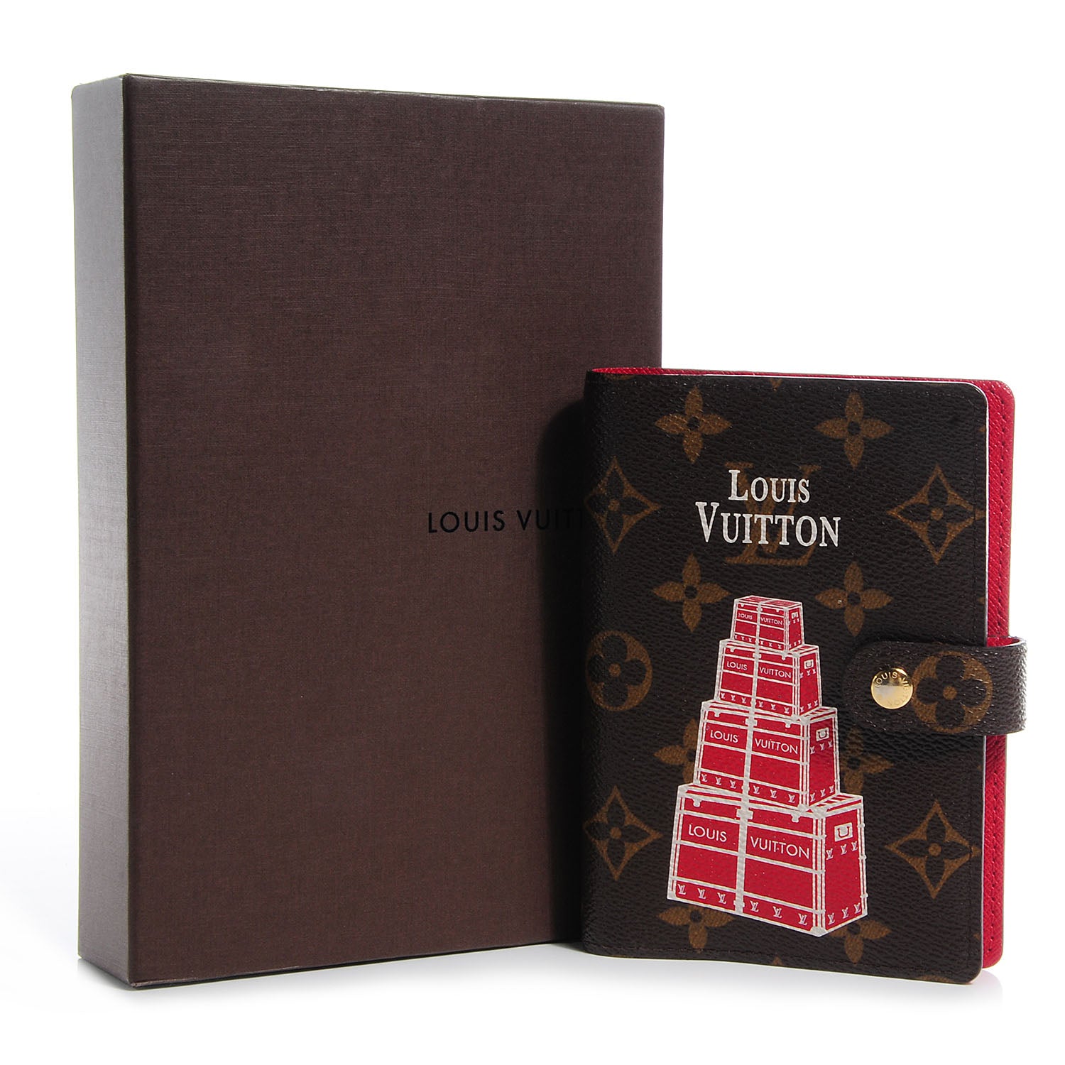 Louis Vuitton Malle Empilees Stacked Trunks Small Ring Agenda 8 of 8