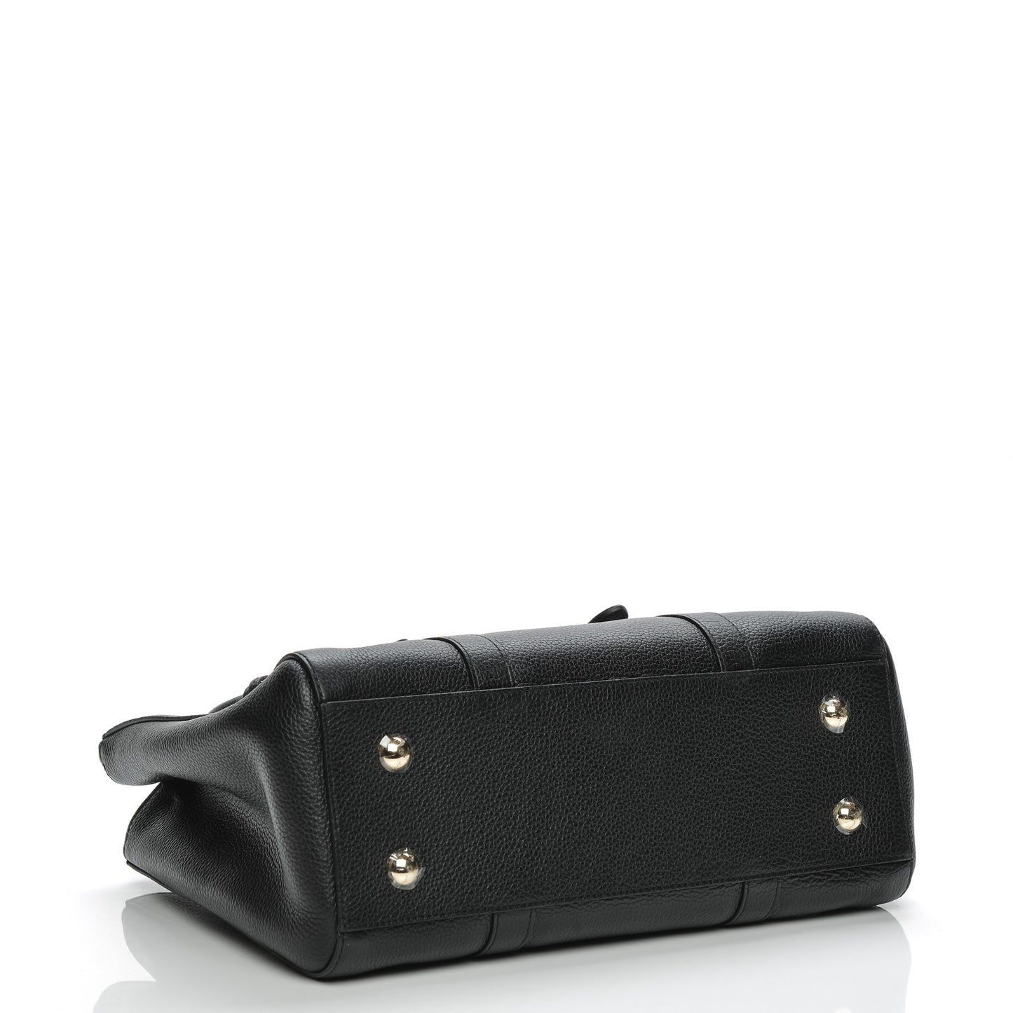 Classic Grain Small Bayswater Double Zip Tote Black