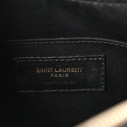 Saint Laurent Calfskin Matelasse Monogram Lou Camera Bag Black 6 of 10