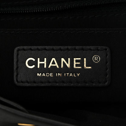 Chanel Calfskin Chevron Quilted Small Urban Spirit Backpack Black 6 of 10
