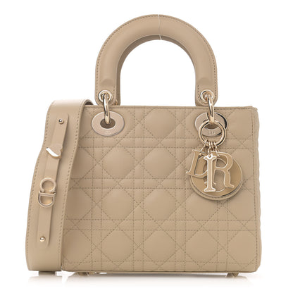 Christian Dior Calfskin Cannage Small My ABCDior Lady Dior Beige 1 of 10