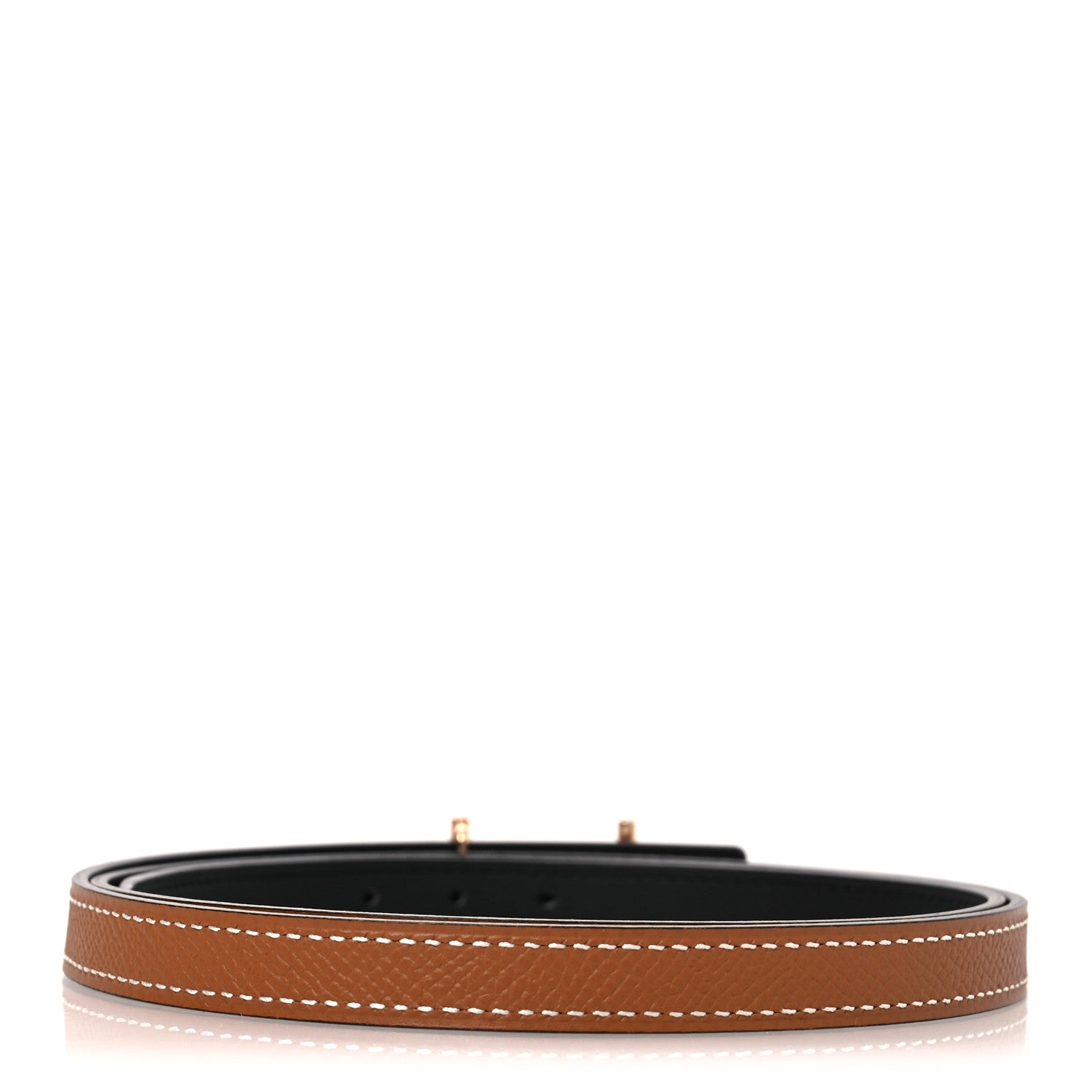 Hermes Swift Epsom 13mm Ancre Belt 85 34 Black Gold 2 of 6
