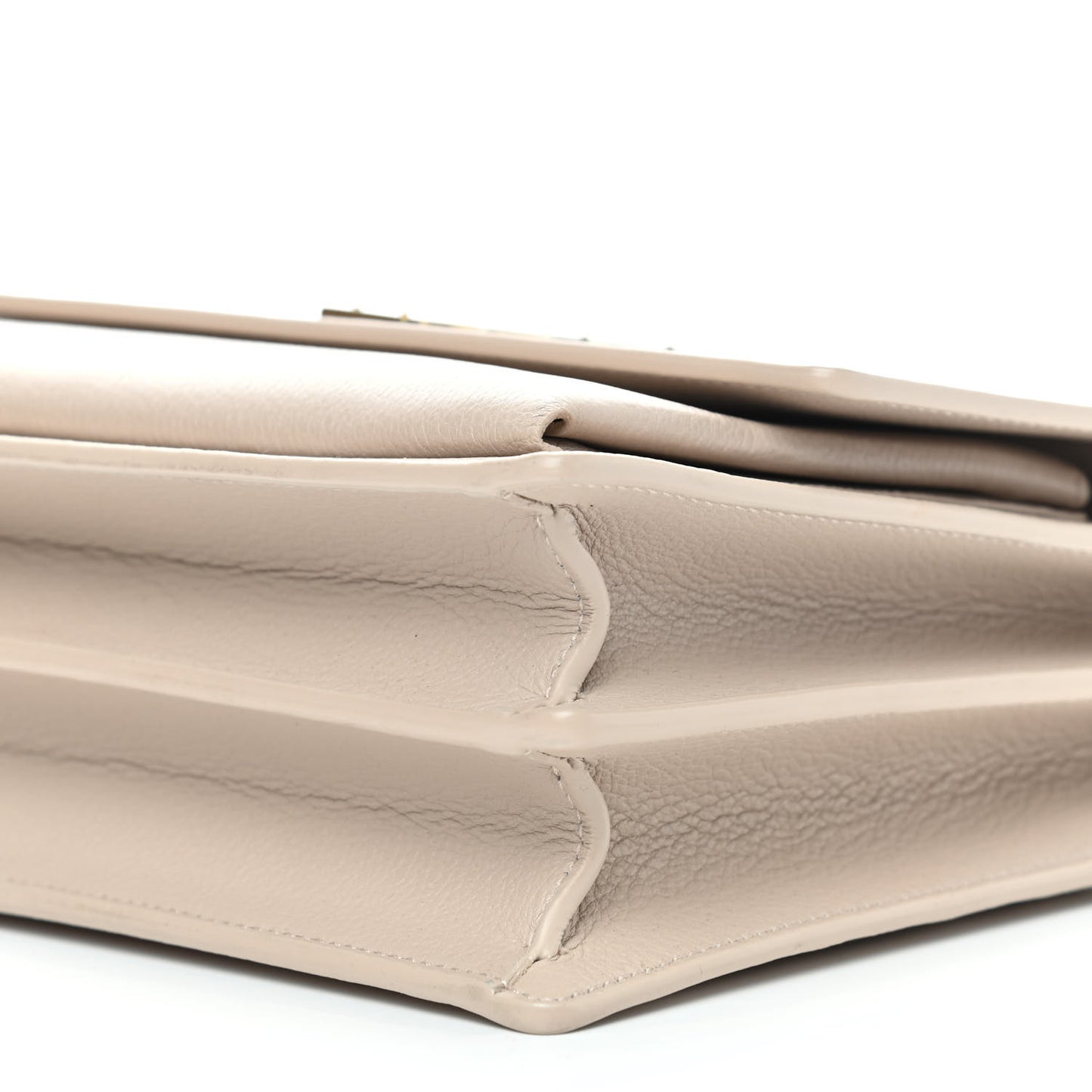 Grained Calfskin Medium Monogram Sunset Nude