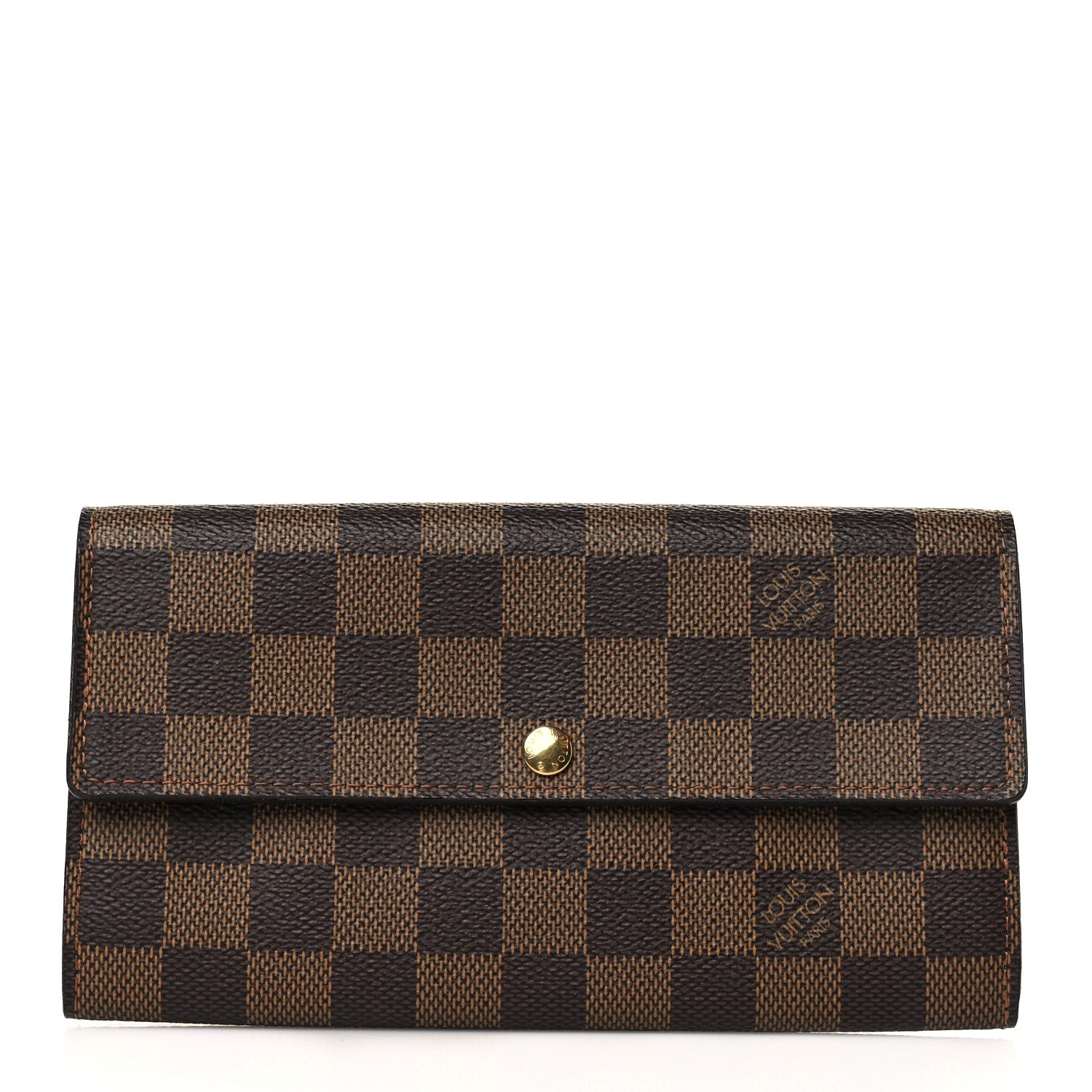 Louis Vuitton Damier Ebene Sarah Wallet 1 of 7