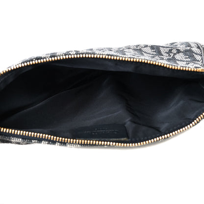 Christian Dior Monogram Mini Saddle Pochette Navy 4 of 4