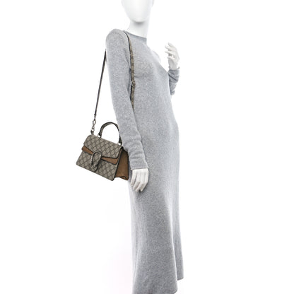 Gucci GG Supreme Monogram Small Dionysus Top Handle Bag Taupe 2 of 11