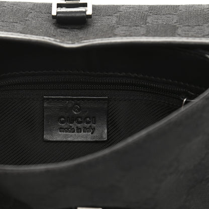 Gucci GG Monogram Web Flight Belt Bag Black 6 of 11