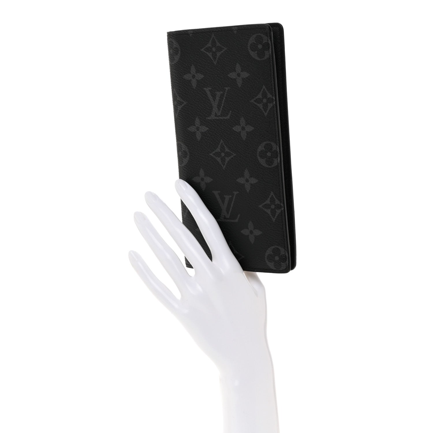Louis Vuitton Monogram Eclipse Brazza Wallet 2 of 7