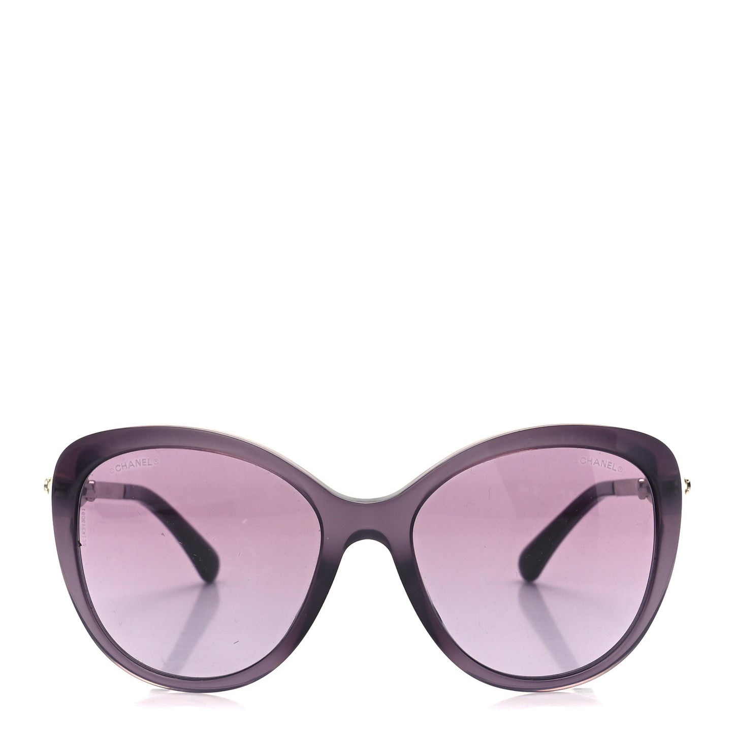 Acetate Polarized Butterfly Winter Pearl Sunglasses 5339-H-A Purple